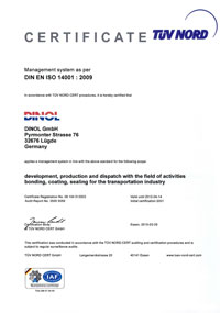 ISO 14000 e Dinol